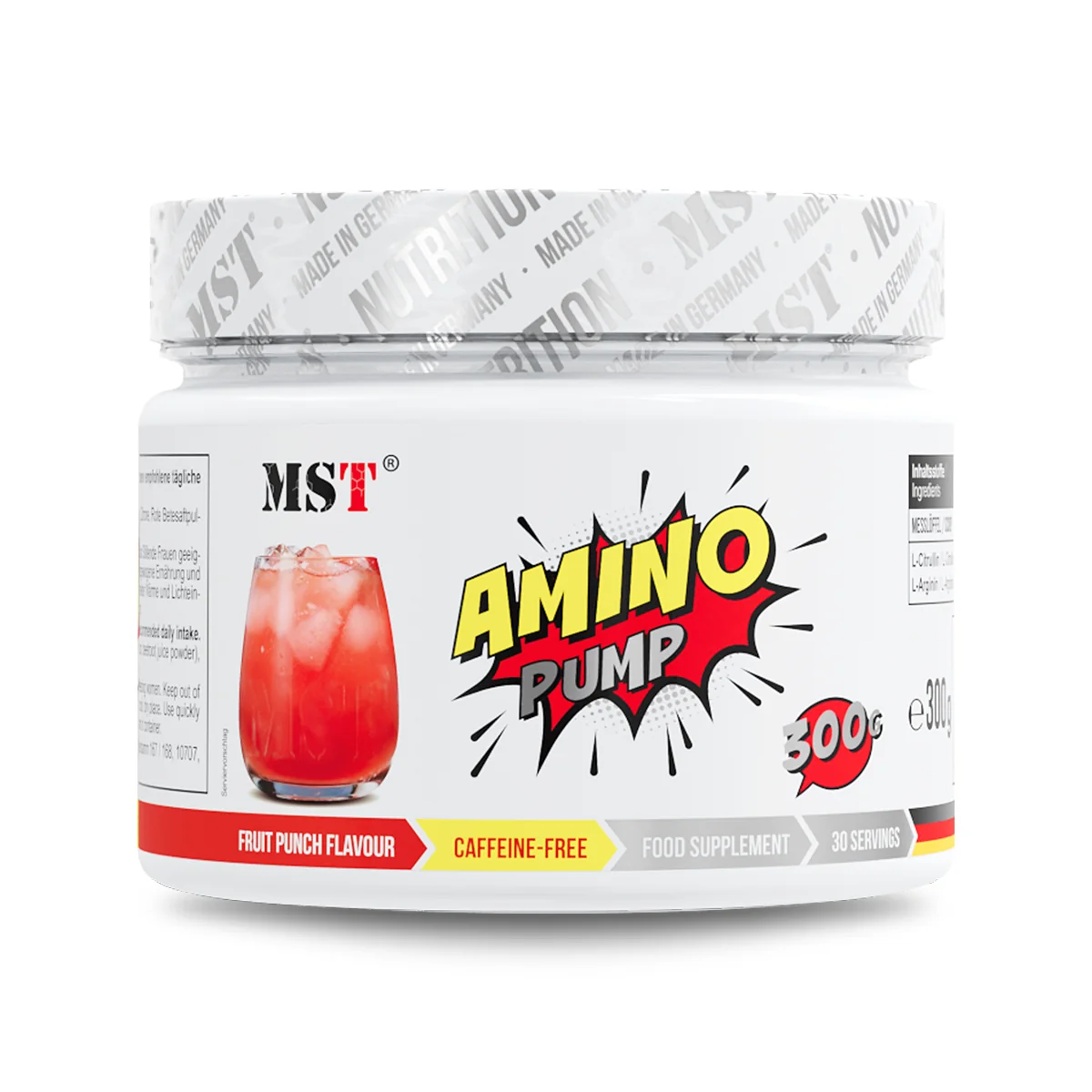 MST Nutrition Amino Pump 300 g ovocný punč