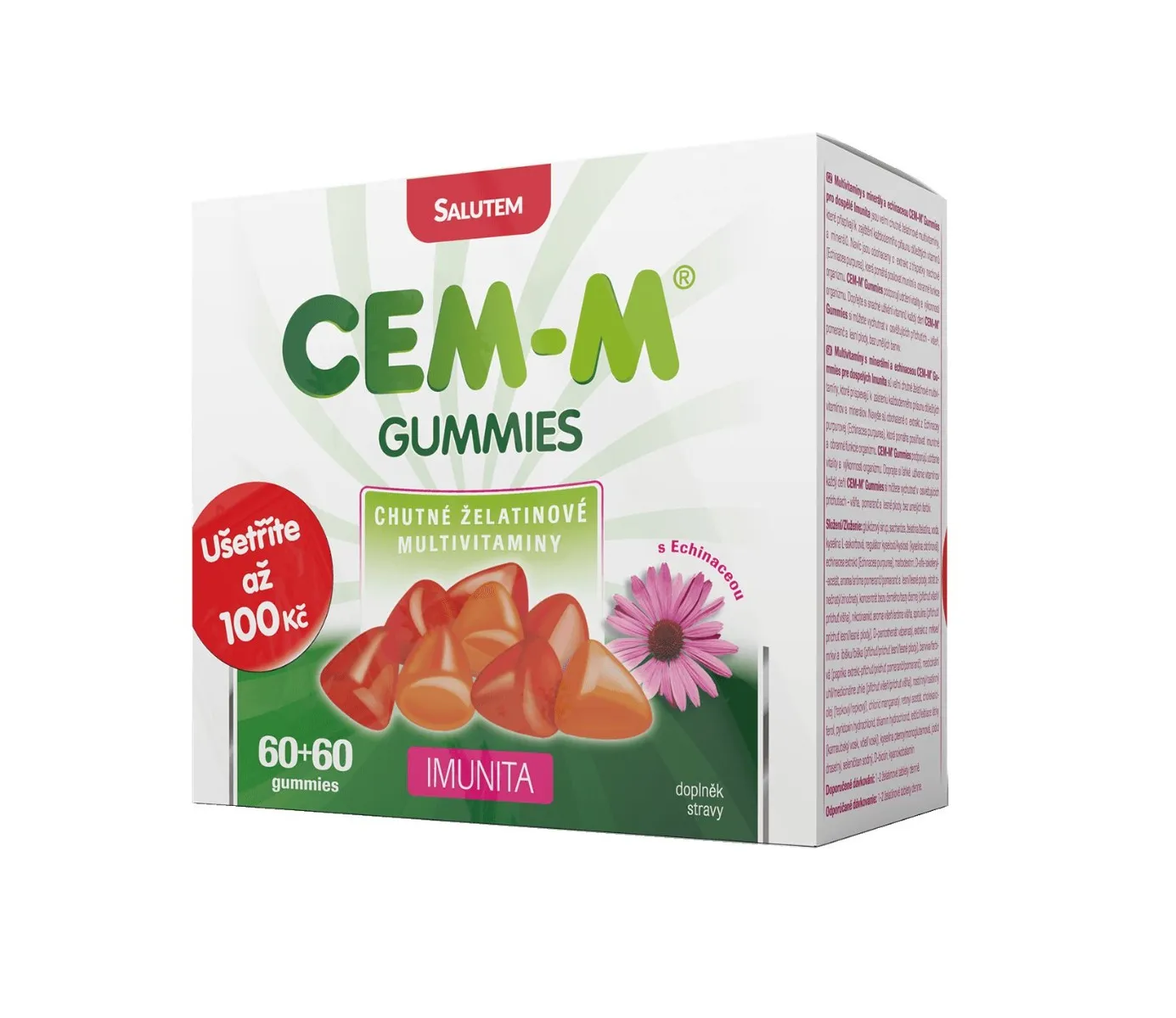 Cem-m gummies Imunita 60+60 tablet dárkové balení 2023