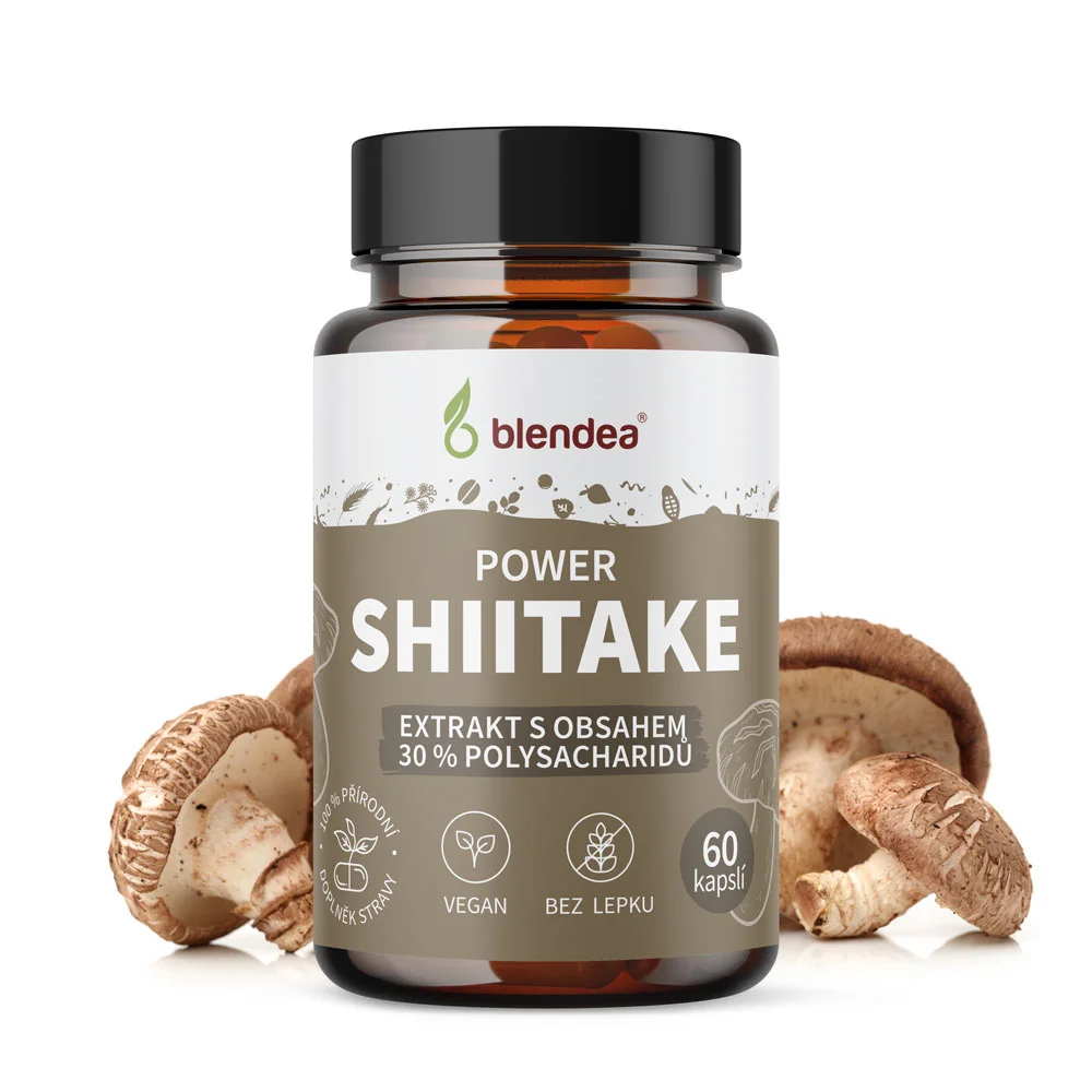 Blendea Power shitake extrakt 60 kapslí