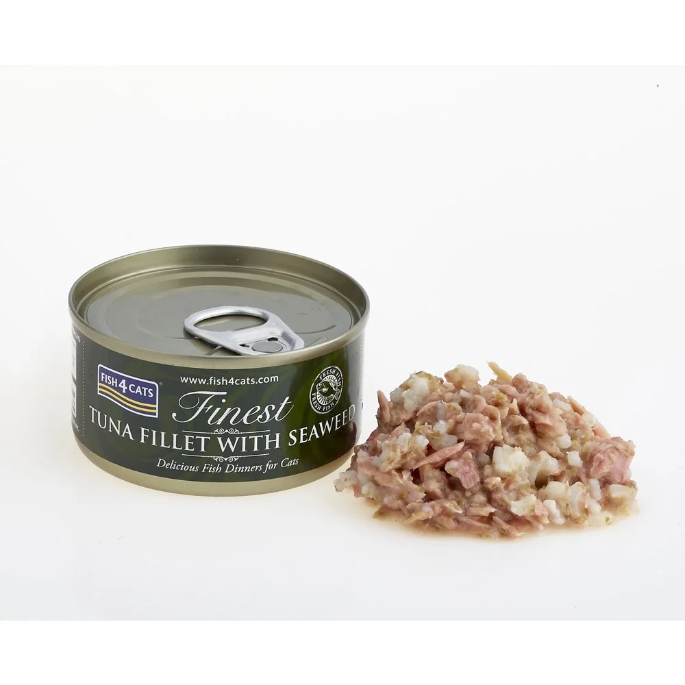 Fish4Cats Konzerva pro kočky Finest tuňák s mořskými řasami 70 g