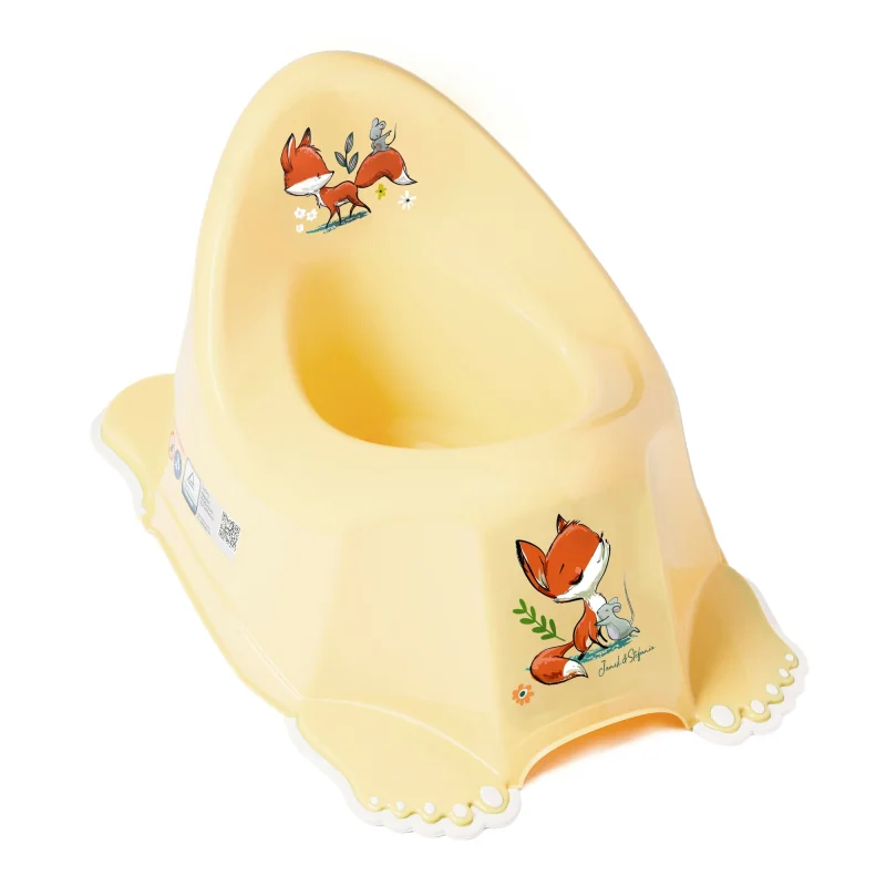 Tega Baby Dětský nočník s melodií – ergonomický, protiskluzový, hudební, žlutý