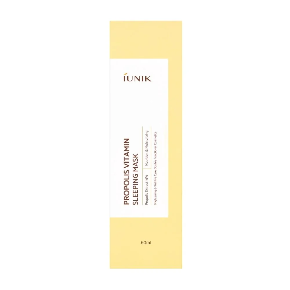 iUNIK Propolis Vitamin Sleeping Mask noční pleťová maska 60 ml