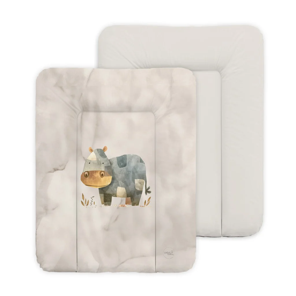 Ceba Měkká přebalovací podložka 50×70 cm Basic – na komodu pro miminko - Hroch