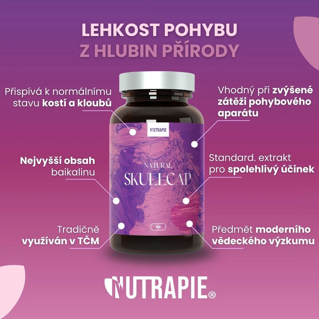 Nutrapie Natural Skullcap 90 kapslí