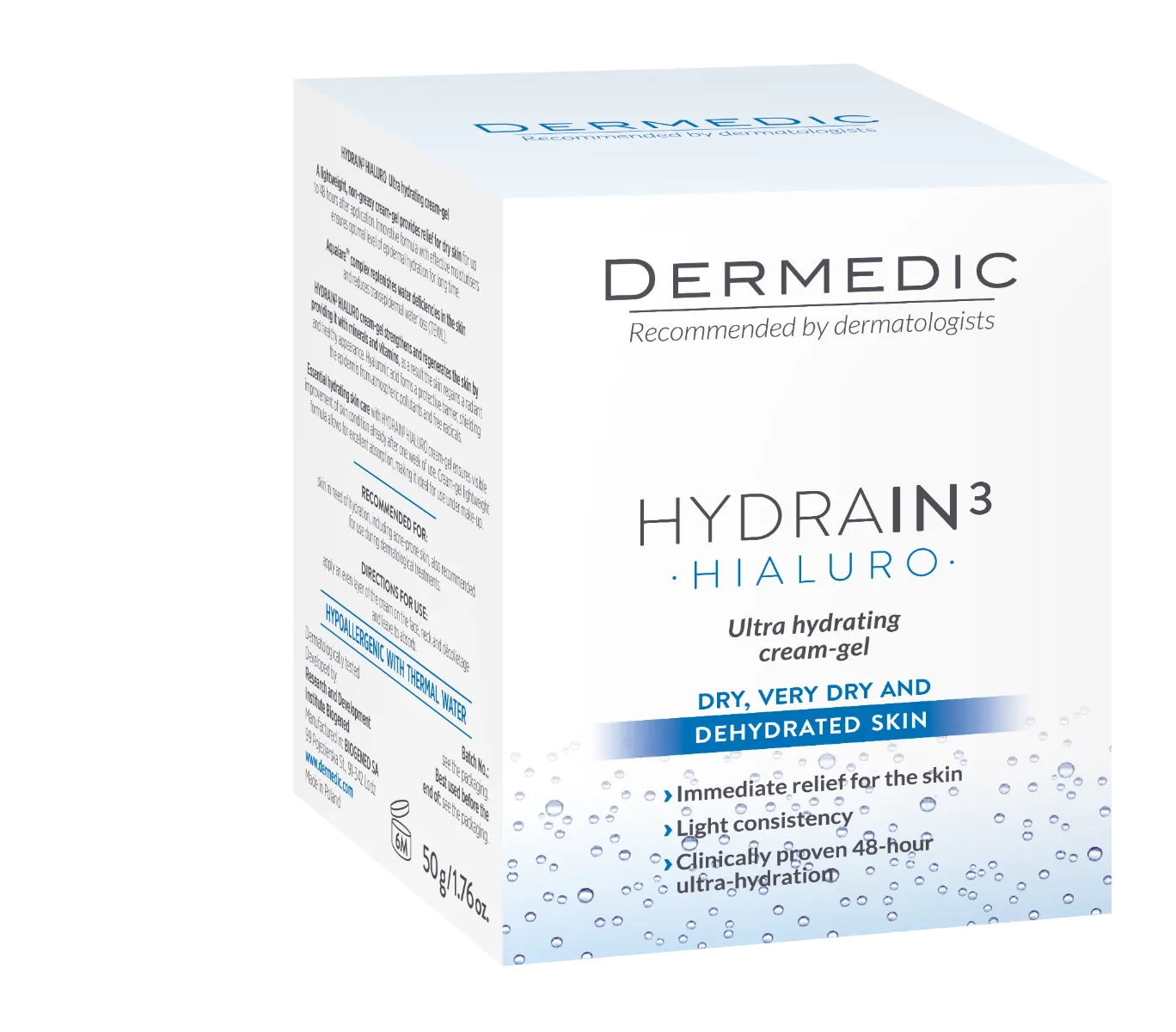 Dermedic Hydrain3 Hialuro krém-gel ultrahydratační 50 ml