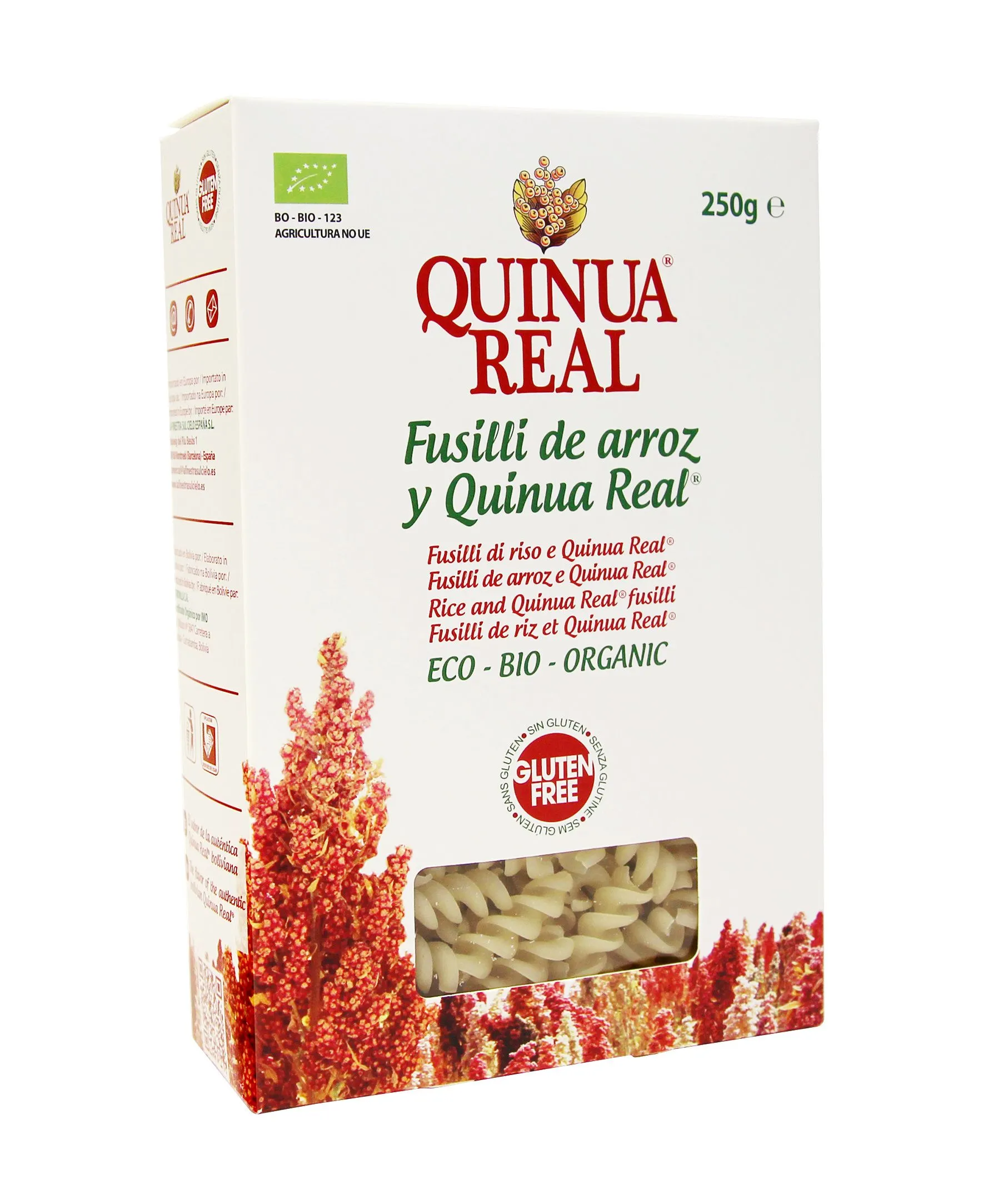 Quinua real Rýžové těstoviny fusilli BIO 250 g