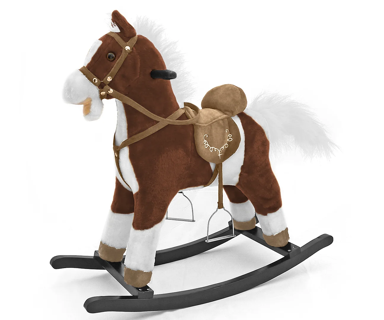 Adam Toys Houpací kůň Mustang Dark Brown