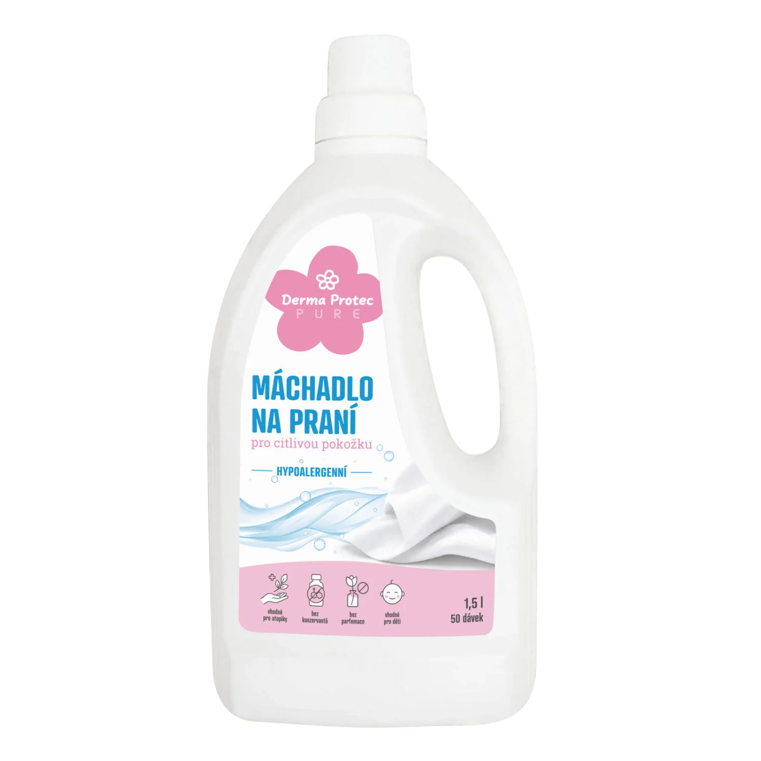 DermaProtec Pure Máchadlo pro citlivou pokožku 1,5 l