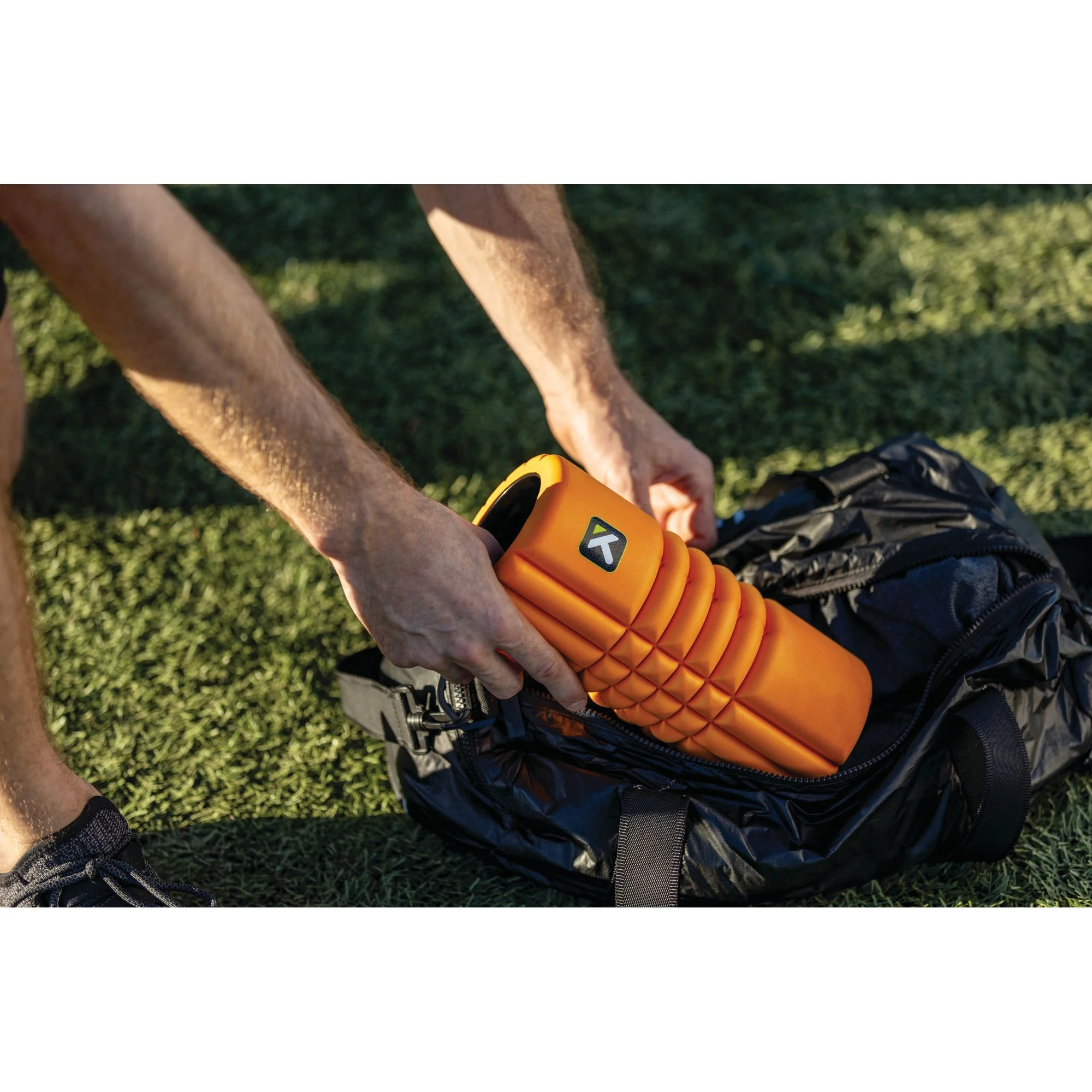 TriggerPoint GRID TRAVEL Foam Roller, cestovní masážní válec, oranžový