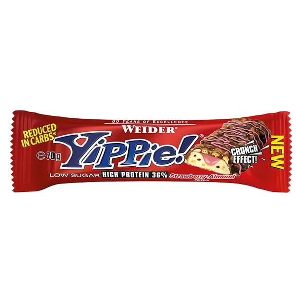 WEIDER Yippie! Bar Strawberry-Almond tyčinka 70 g