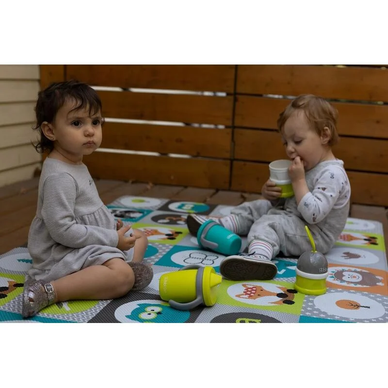 Bblüv silikonový hrníček Sippy Küp Lime