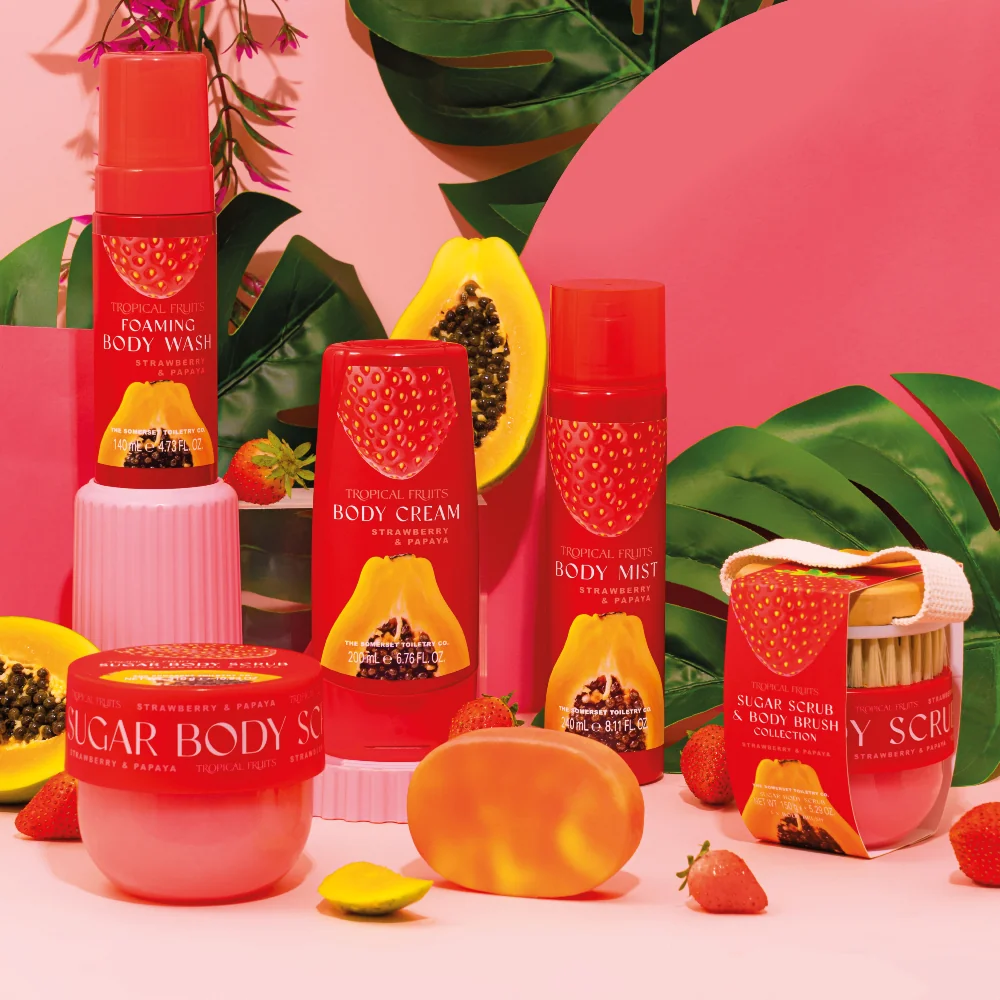 Somerset Toiletry Tělový krém Jahoda a papája 200 ml