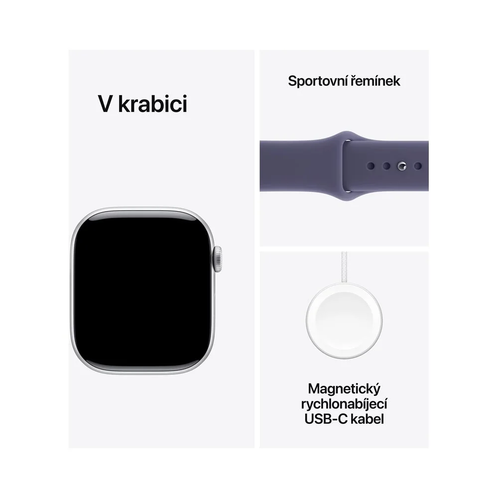 Apple Watch 11 42 mm sportovní řemínek M/L chytré hodinky