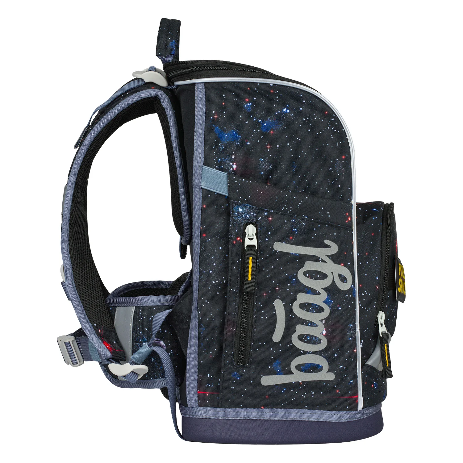 Baagl SET 5 Zippy Plus Pixel Space: aktovka, penál, sáček, zástěra, peněženka
