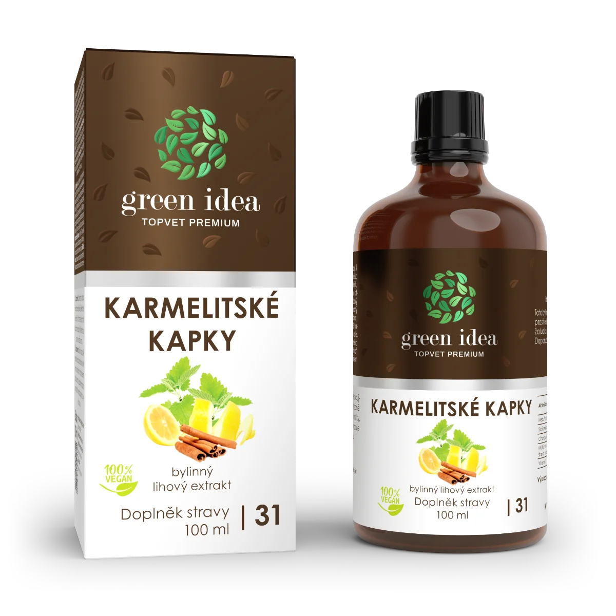 Green idea Karmelitské kapky 100 ml