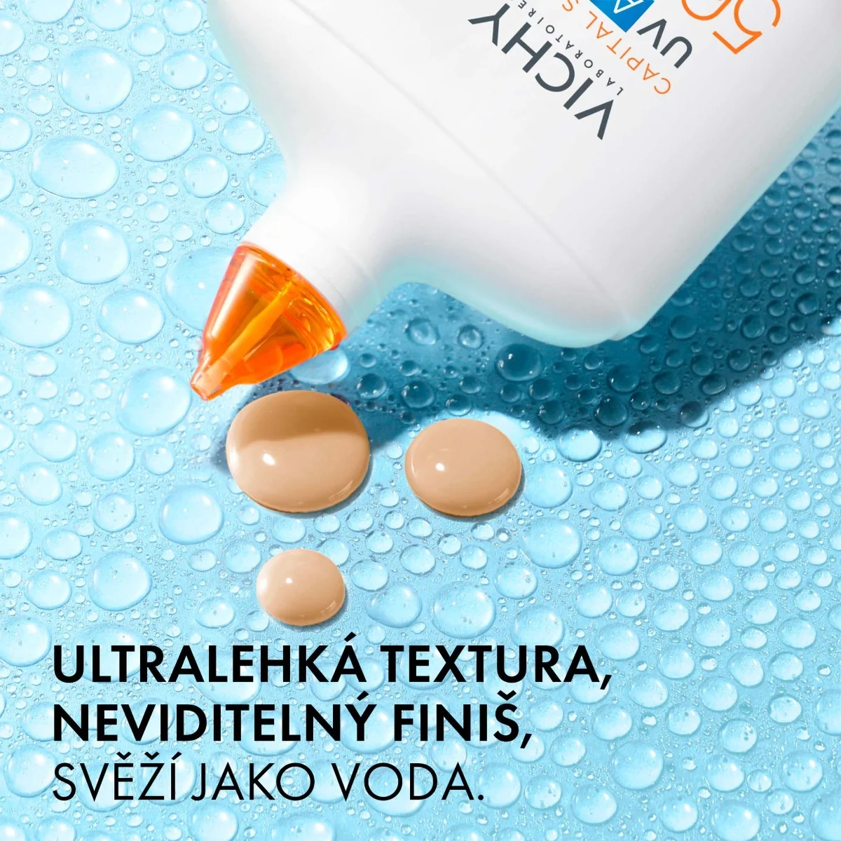 Vichy Capital Soleil UV-Aqua Tónovaný fluid SPF50 Light 50 ml