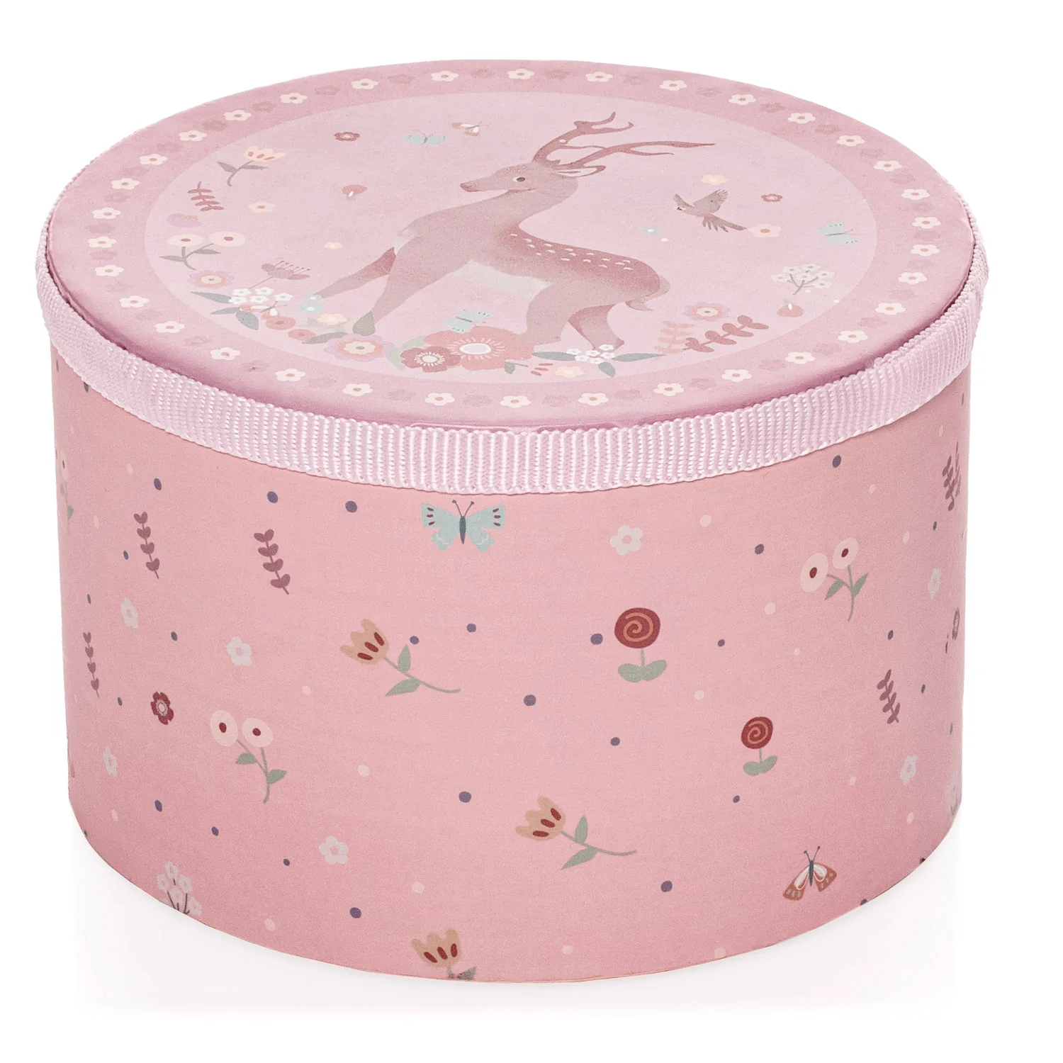 Zopa Dřevěný dětský bubínek, Pink 2