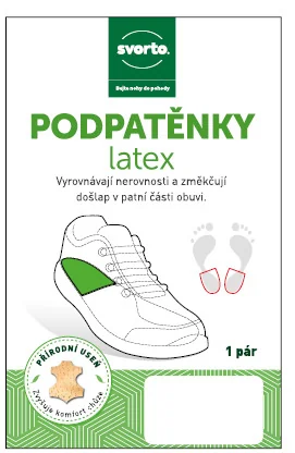 Svorto 022 Podpatěnky latex vel. 33–36 1 pár