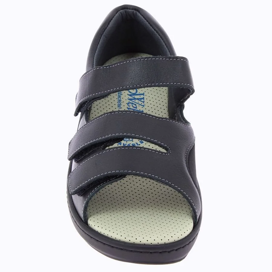 PodoWell ALBAN zdravotní sandál unisex černý, velikost: 39