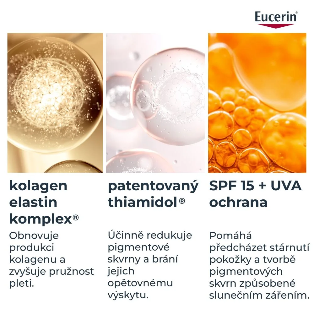 Eucerin Hyaluron-Filler + Elasticity SPF15 denní krém 50 ml
