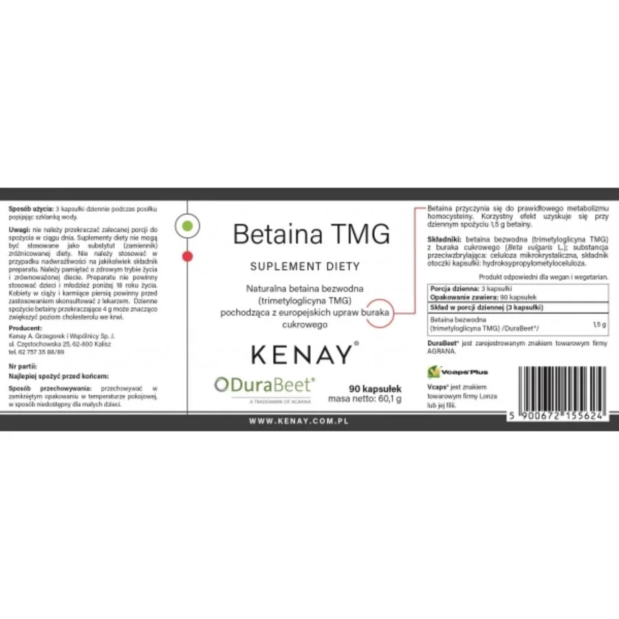Kenay Betain TMG 90 kapslí