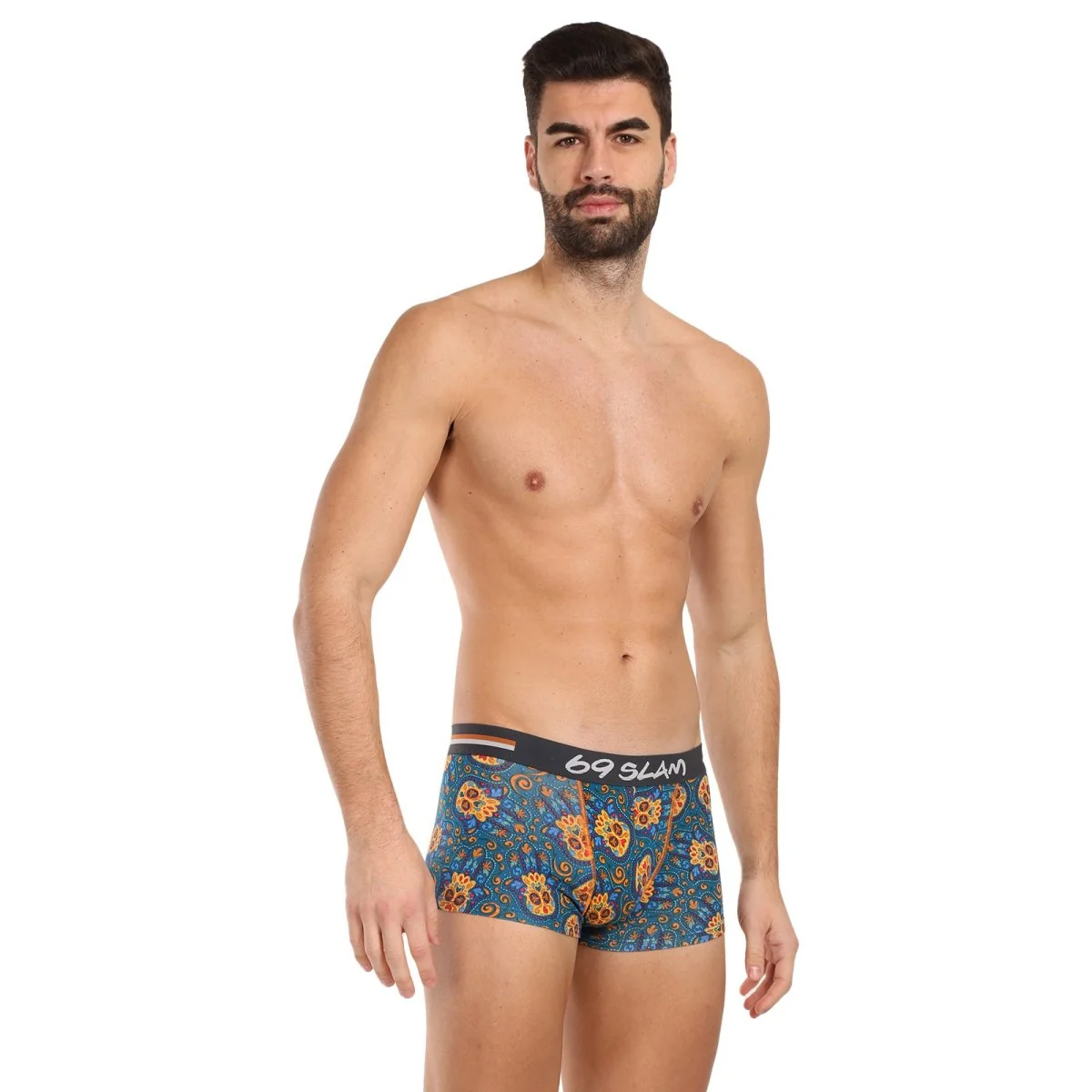 69SLAM Pánské boxerky hip bamboo hamsa hand elijah (MHBHHD-BB) L