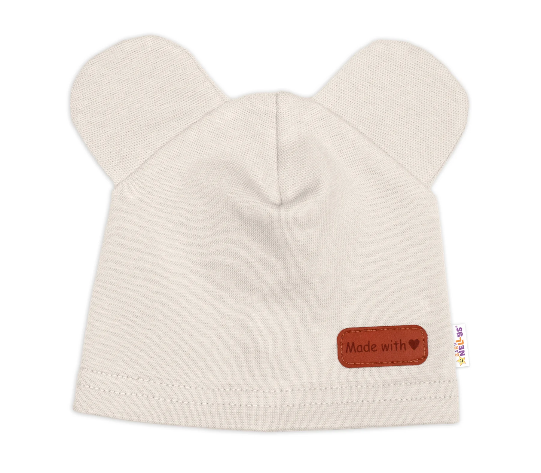 Baby Nellys 5D Bavlněná souprava pro miminko do porodnice Nature, ecru, 62