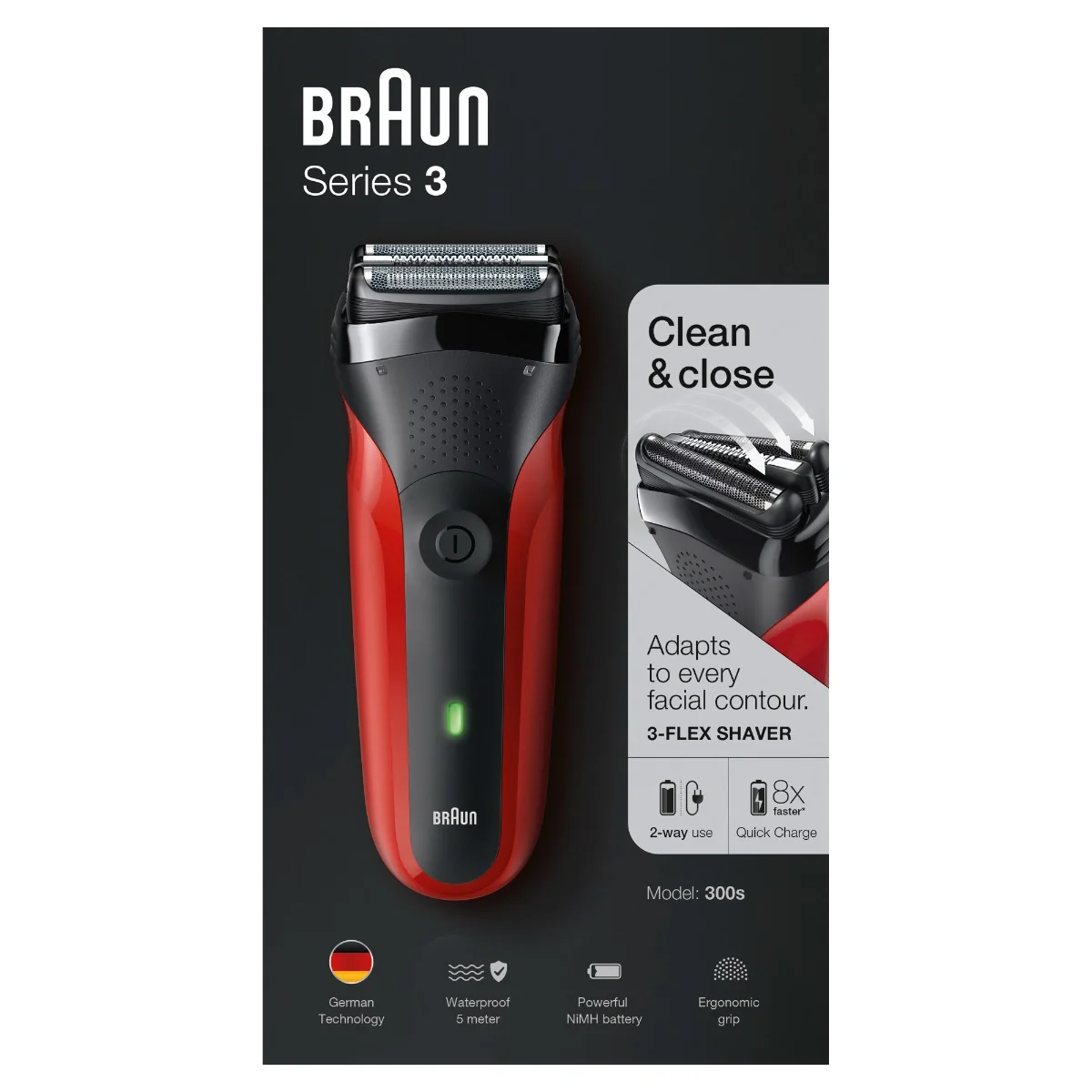 Braun Series 3 300s pánský holicí strojek
