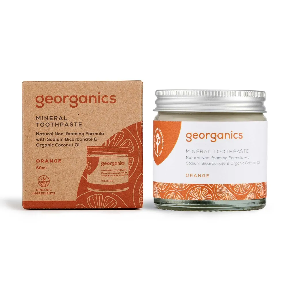 Georganics Pomeranč minerální zubní pasta 60 ml