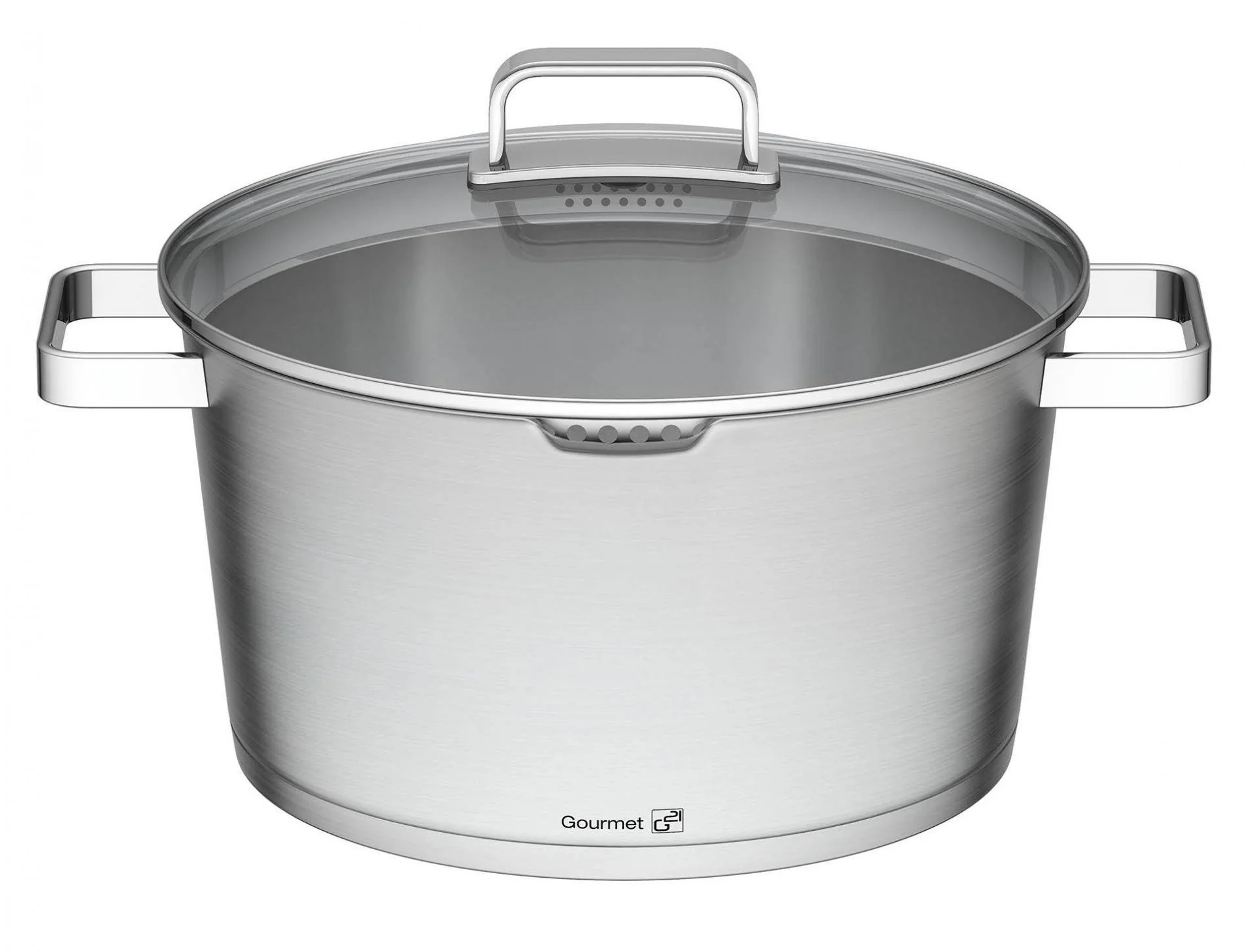 G21 Sada nádobí Gourmet Magic s cedníkem 4 díly, nerez