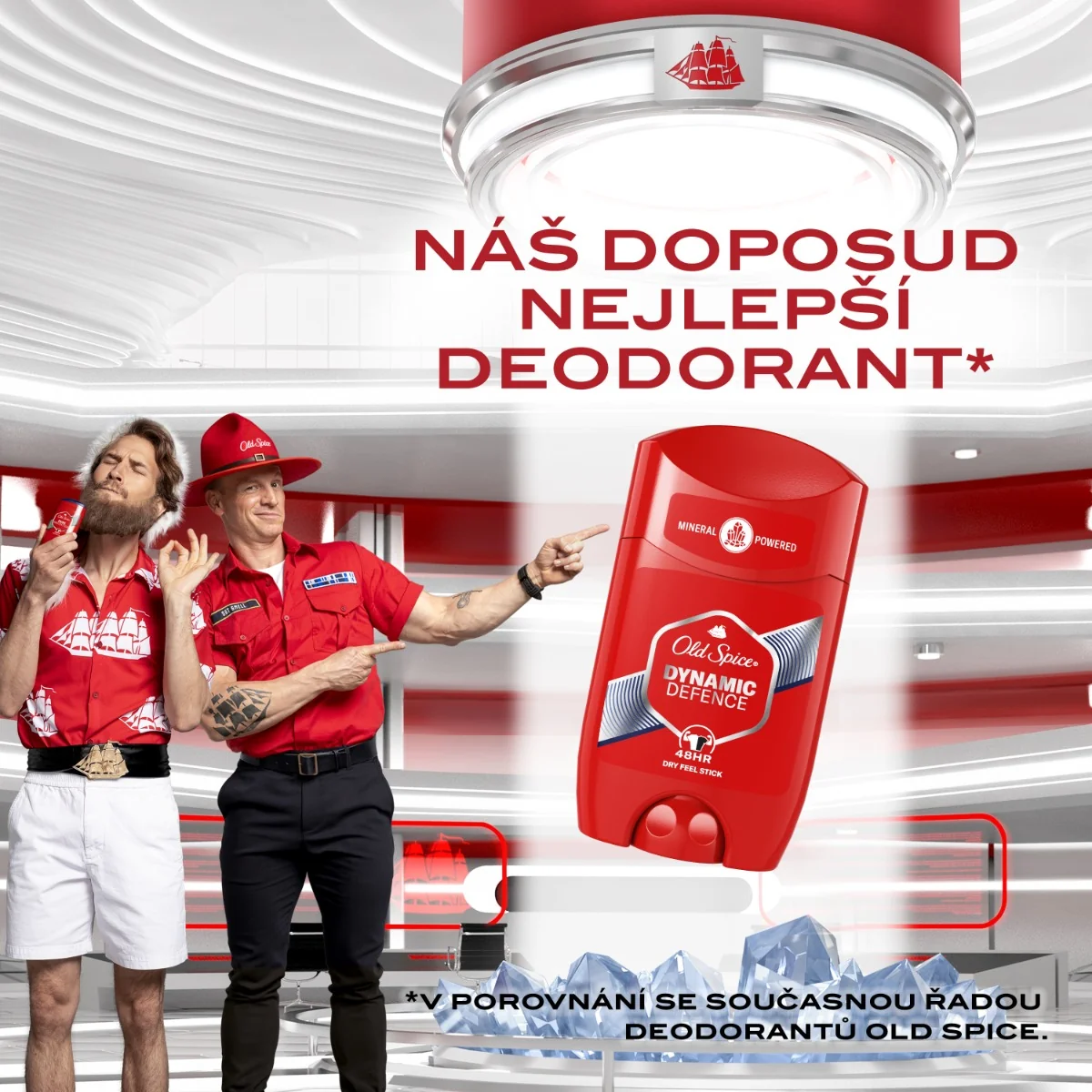 Old Spice Dynamic Defense Pánský tuhý deodorant 65 ml