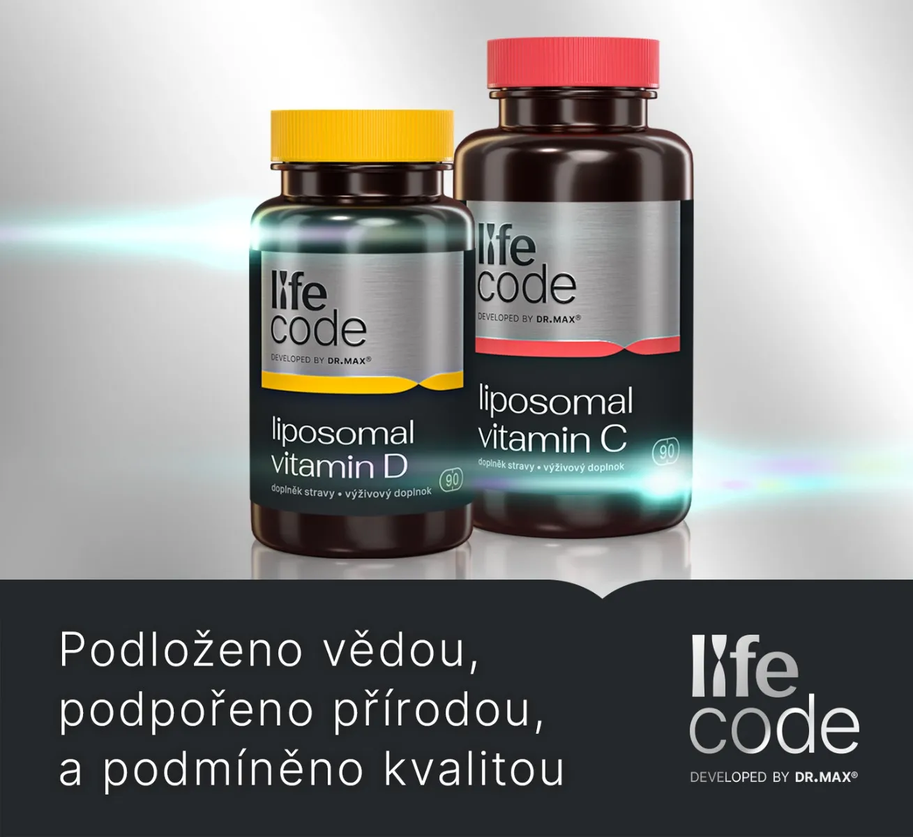LifeCode developed by Dr. Max® Liposomal Vitamin C 90 kapslí