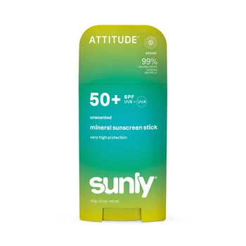 ATTITUDE Sunly Minerální opalovací krém SPF 50+ bez vůně 60 g