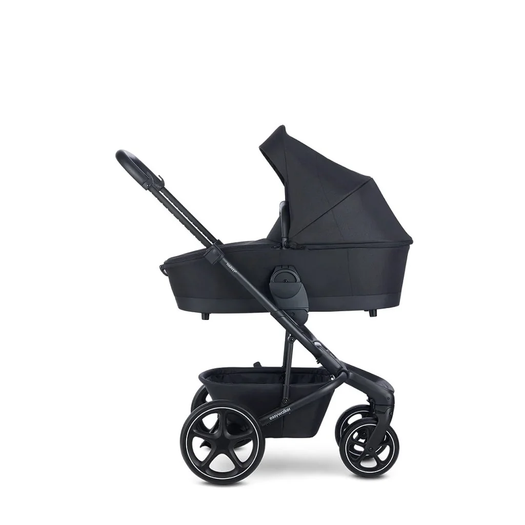Easywalker Kočárek kombinovaný Harvey⁵ Midnight Black XXL RWS