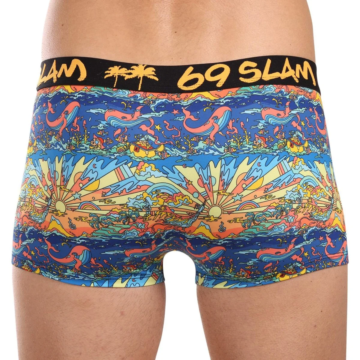 69SLAM Pánské boxerky Hip DYSTOPIA (MSYDTP-PO) XXL