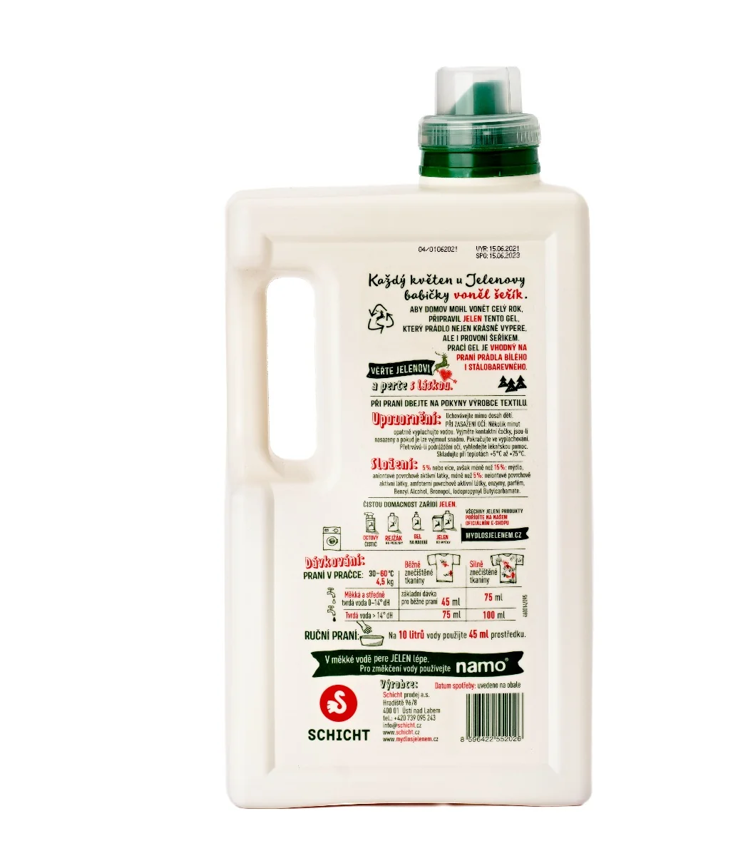 Jelen Prací gel s vůní šeříku 3,6 l