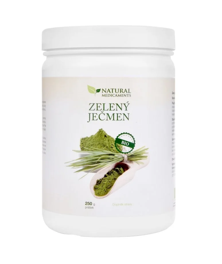 Natural Medicaments Zelený ječmen BIO 250 g