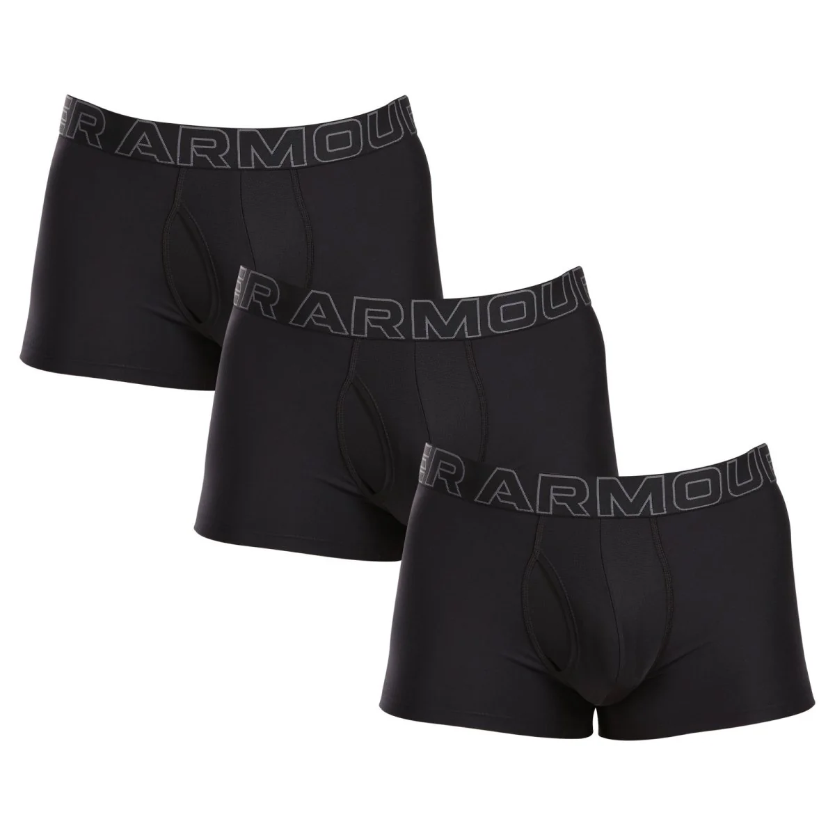 Under Armour 3PACK pánské boxerky černé (1383882 001) 3XL