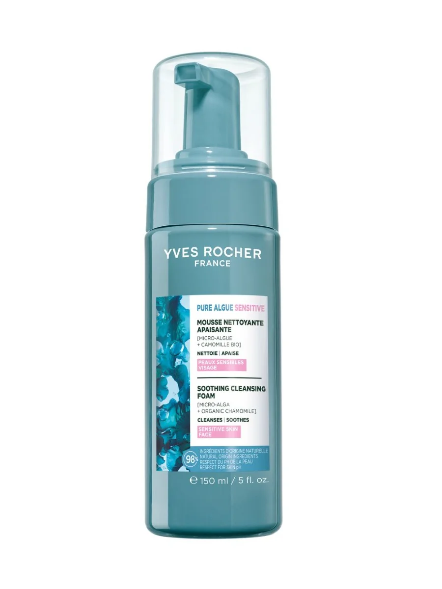 Yves Rocher Pure Algue Okysličující čisticí pěna 150 ml