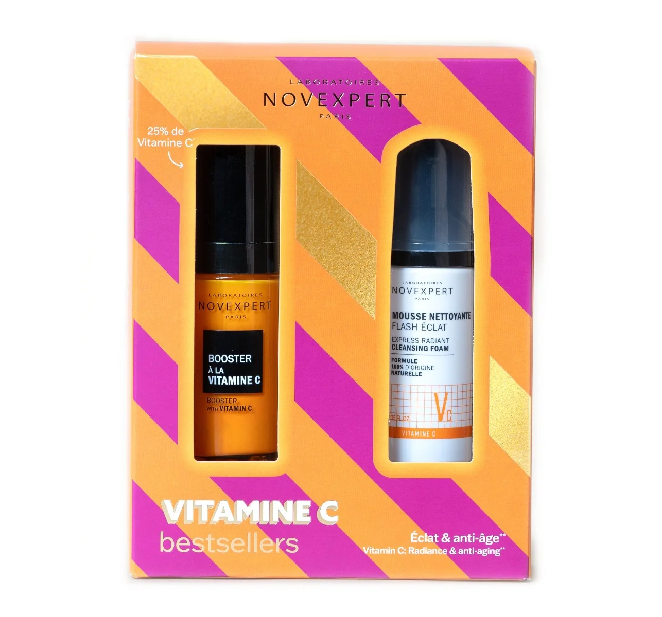 NOVEXPERT Dárková sada bestsellerů s vitaminem C 2 ks