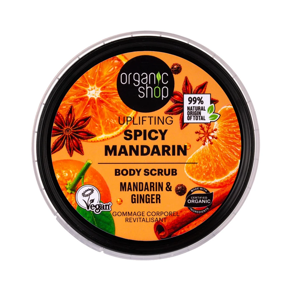 Organic Shop Kořeněná mandarinka tělový peeling 250 ml