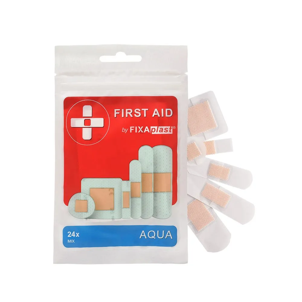 Fixaplast FIRST AID Aqua MIX náplasti 24 ks