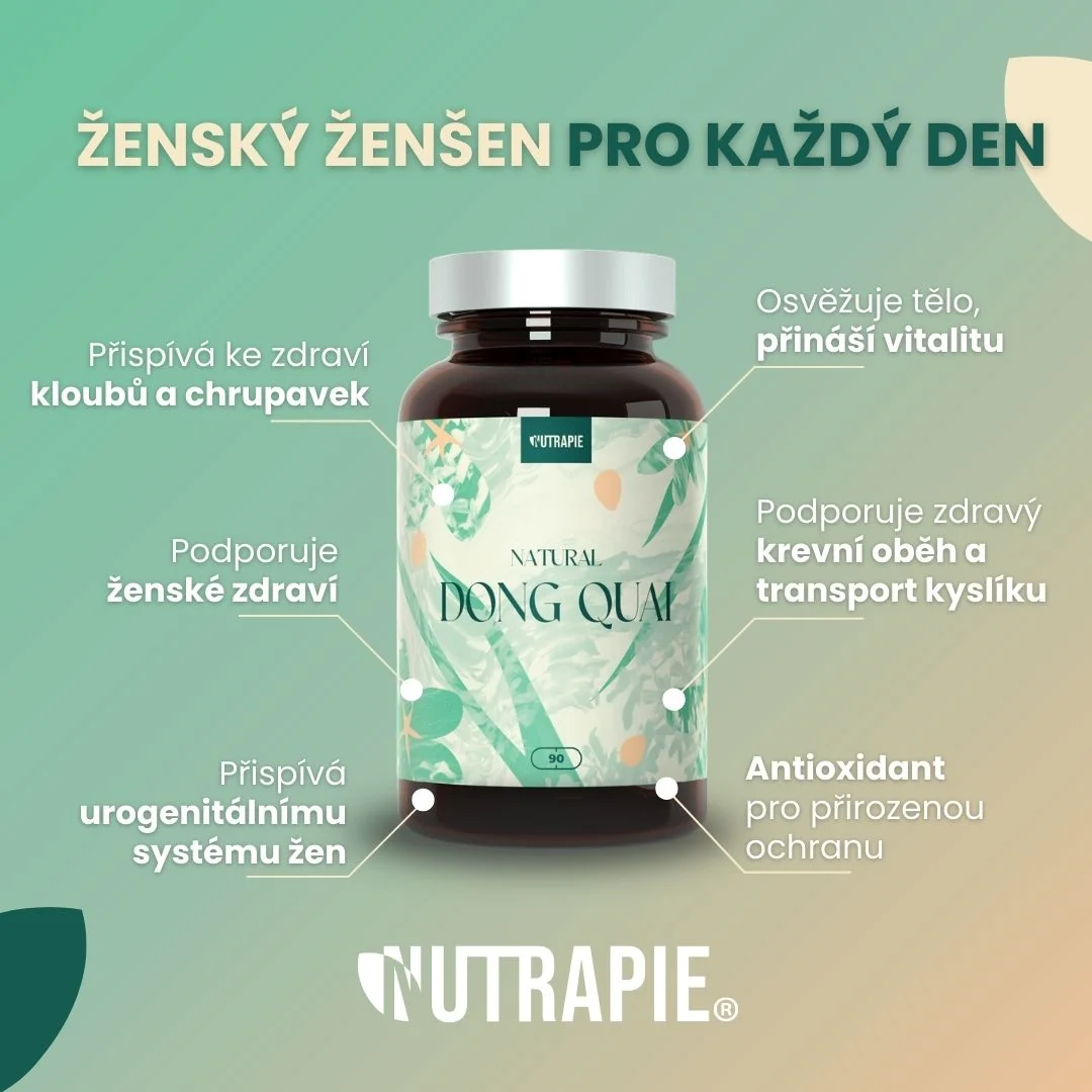 Nutrapie Natural Dong Quai 90 kapslí