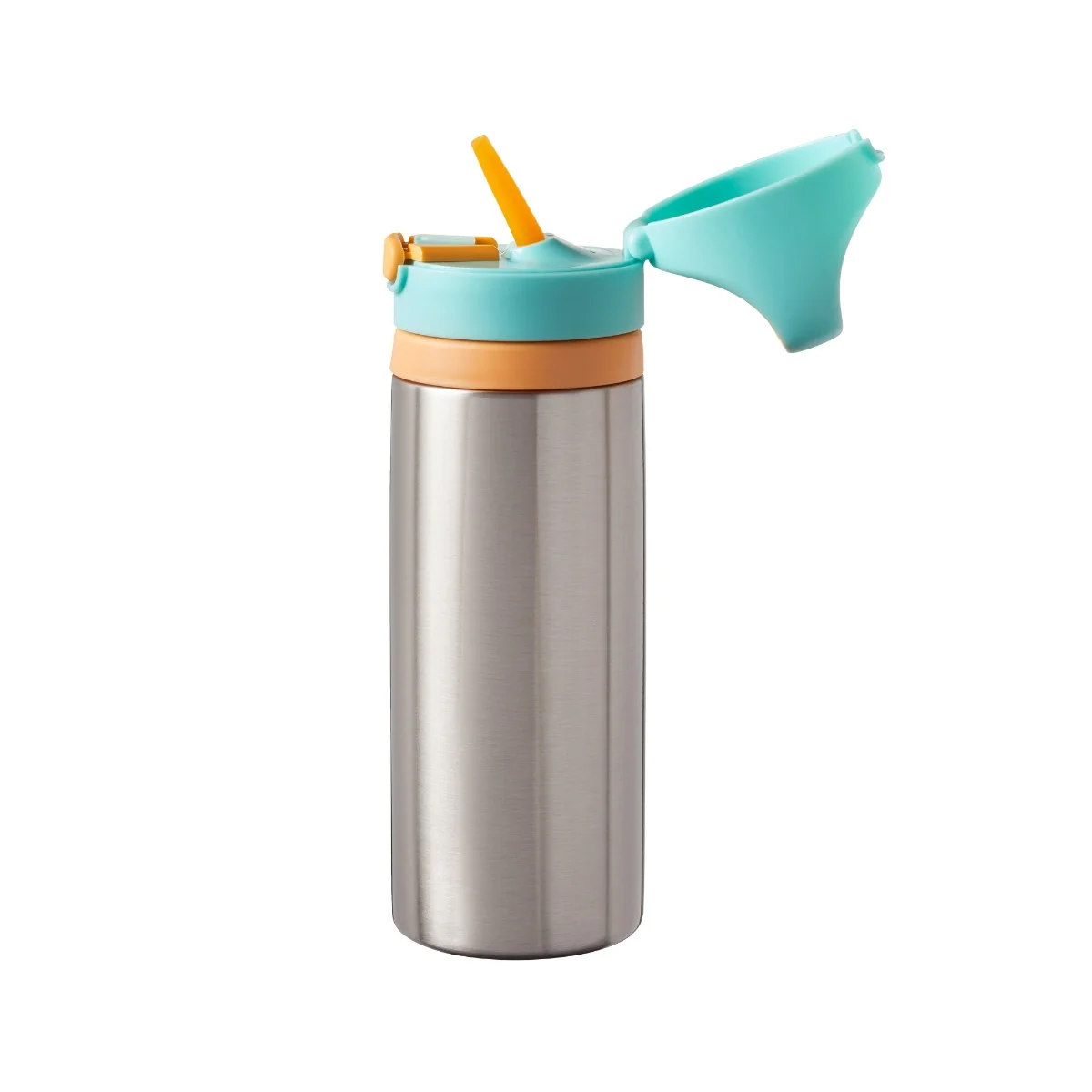 Tommee Tippee On The Go 24m+ nerezová termoláhev se silikonovým brčkem 500 ml