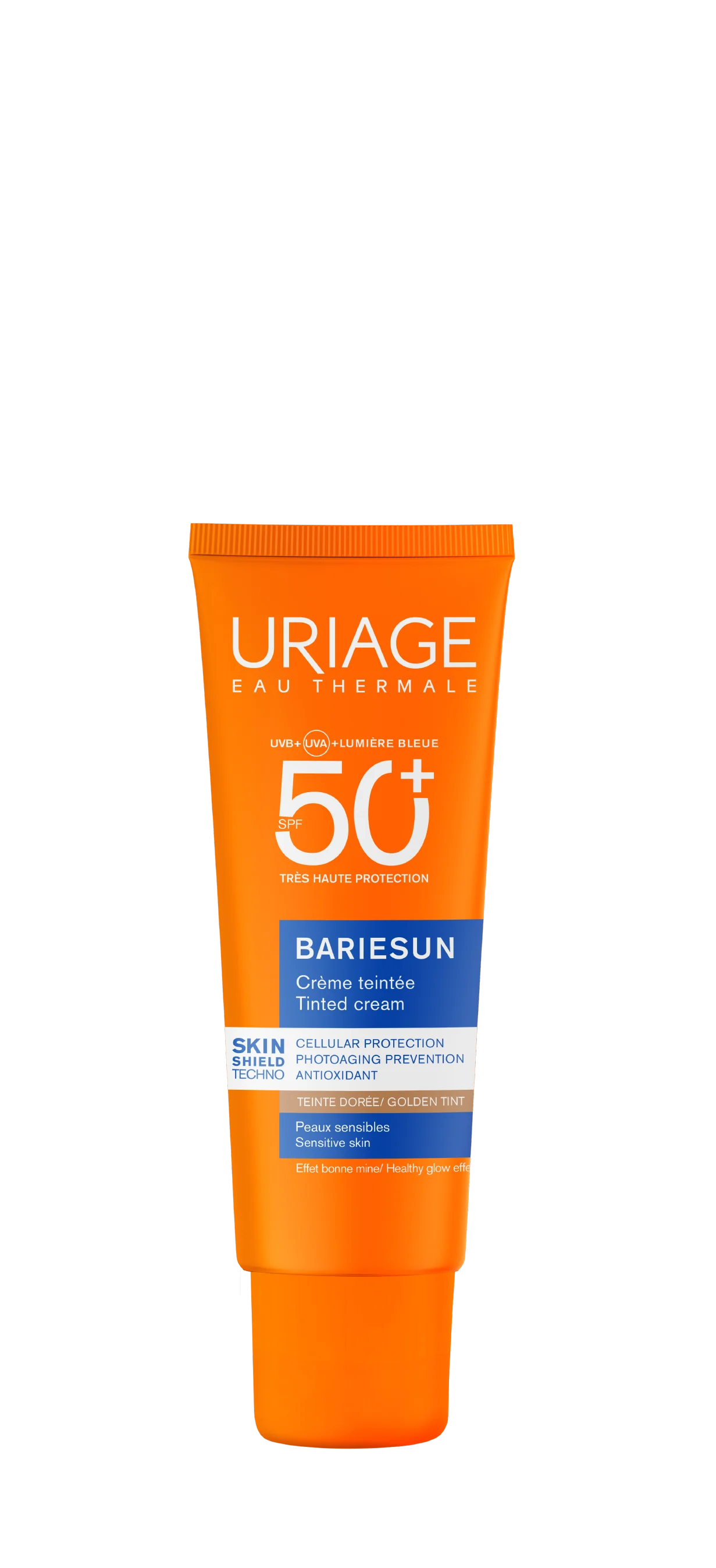 Uriage Bariésun Tónovaný opalovací krém SPF50+ zlatý odstín 50 ml