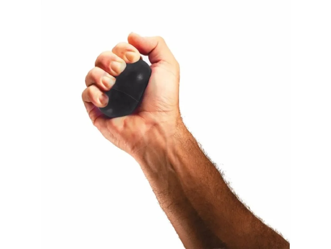 Thera-Band Hand Exerciser XL - posilovač rukou gelové vajíčko velmi tvrdé černé