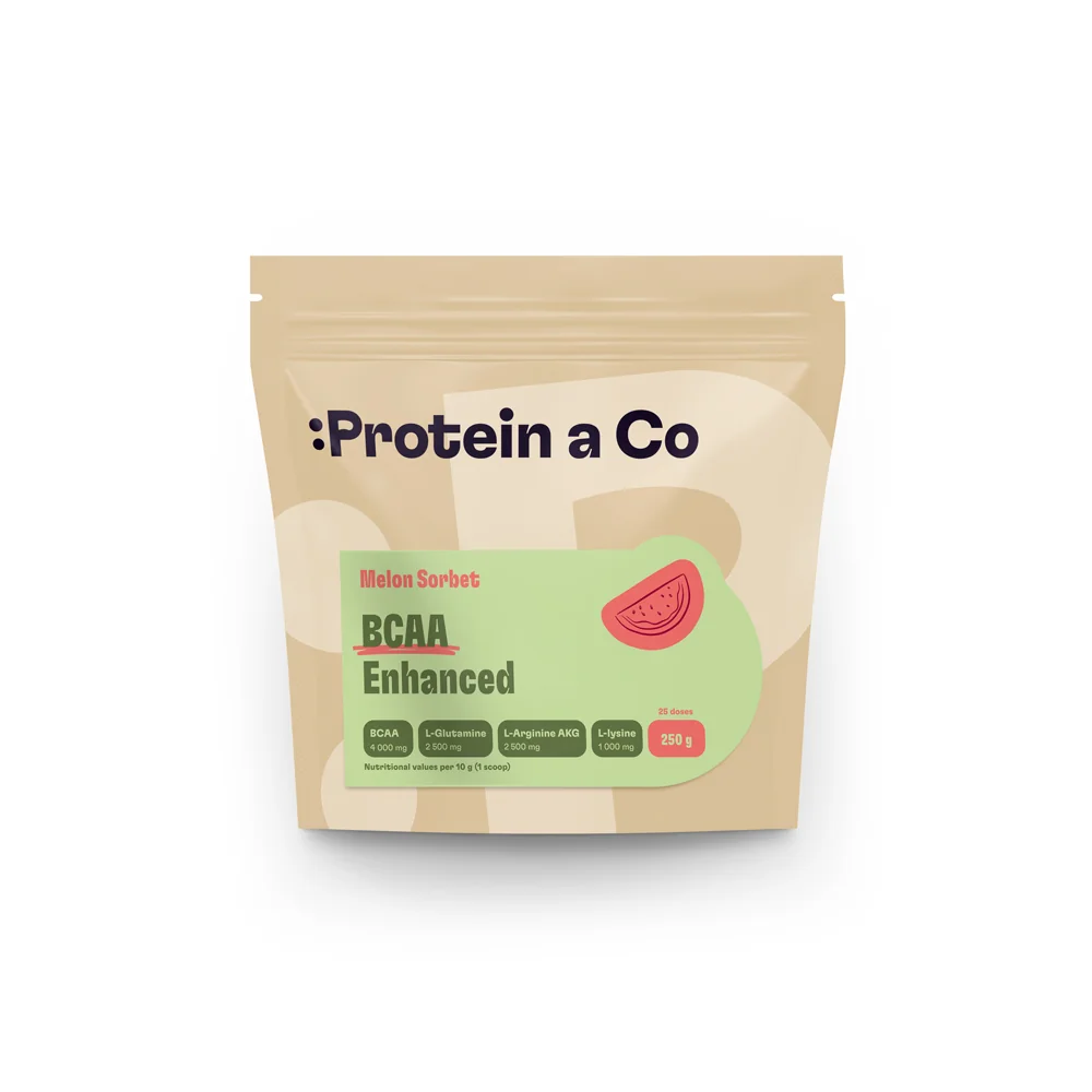 Protein a Co BCAA ENHANCED – komplex aminokyselin 500 g, Exotic pineapple