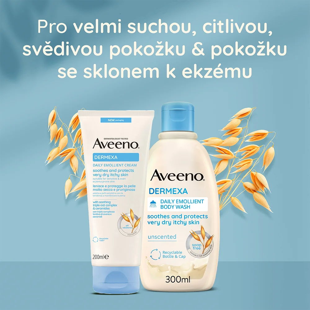 Aveeno Dermexa Tělový krém 200 ml