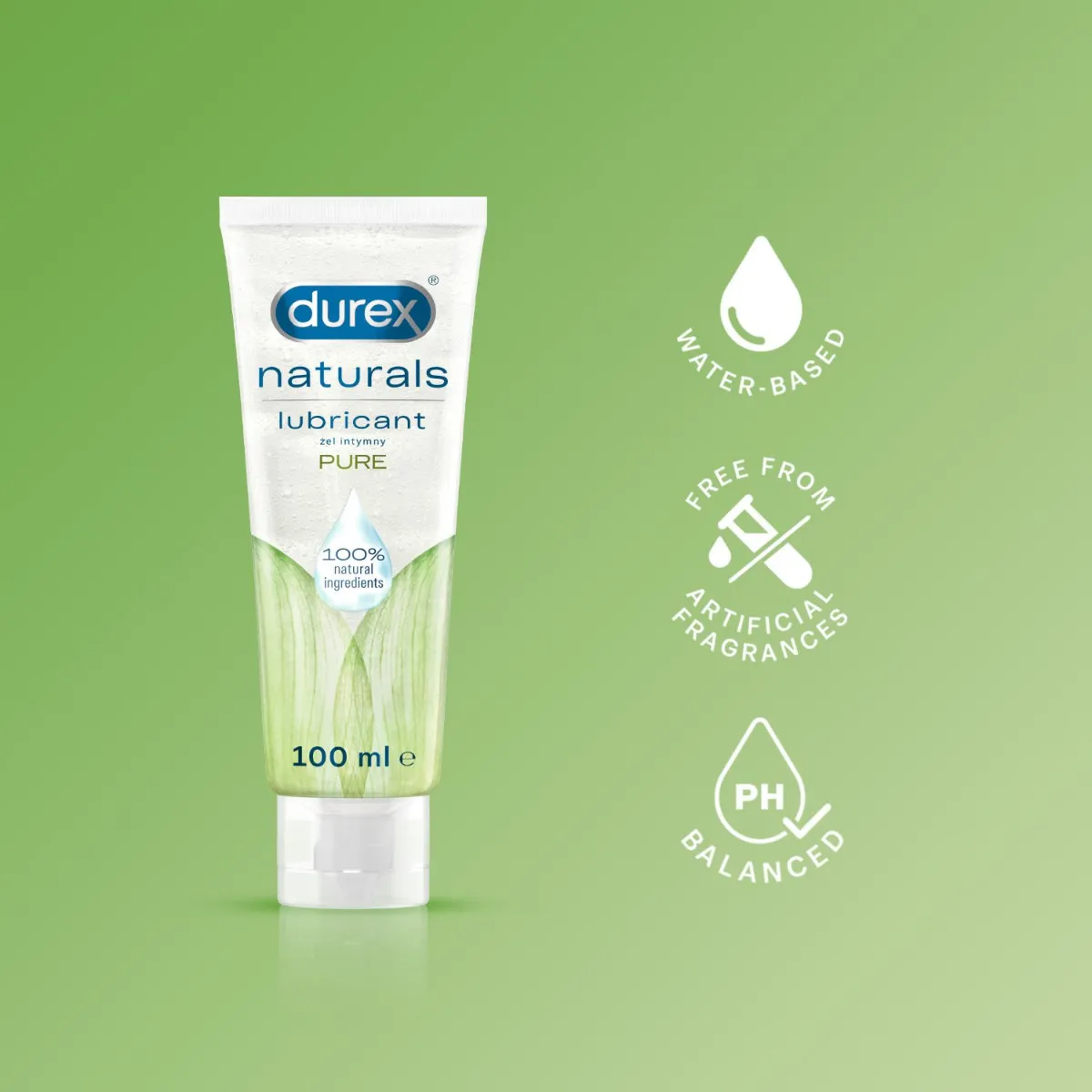 Durex Naturals Pure intimní gel 100 ml