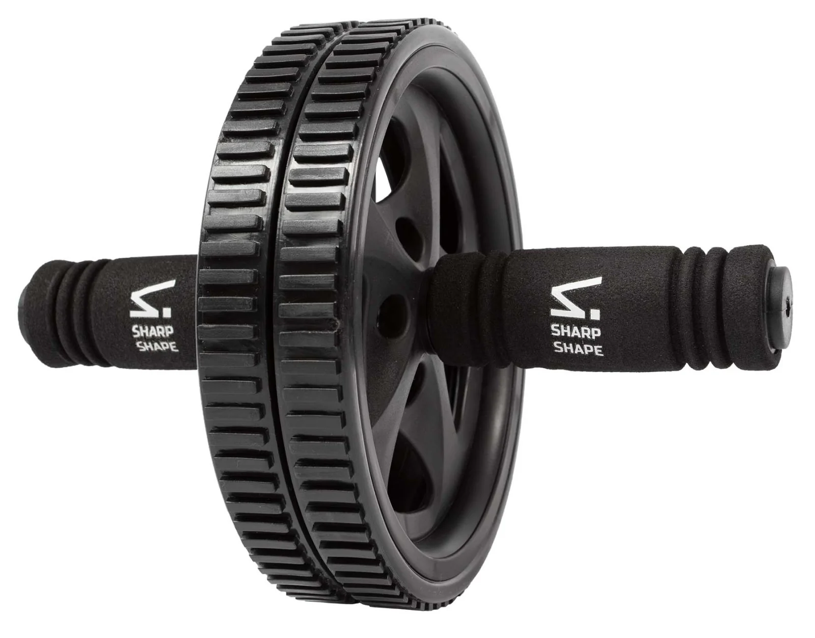 SharpShape Posilovací kolečko AB WHEEL černé